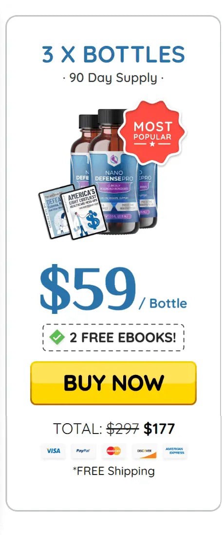 NanoDefense Pro 3 Bottle at $59